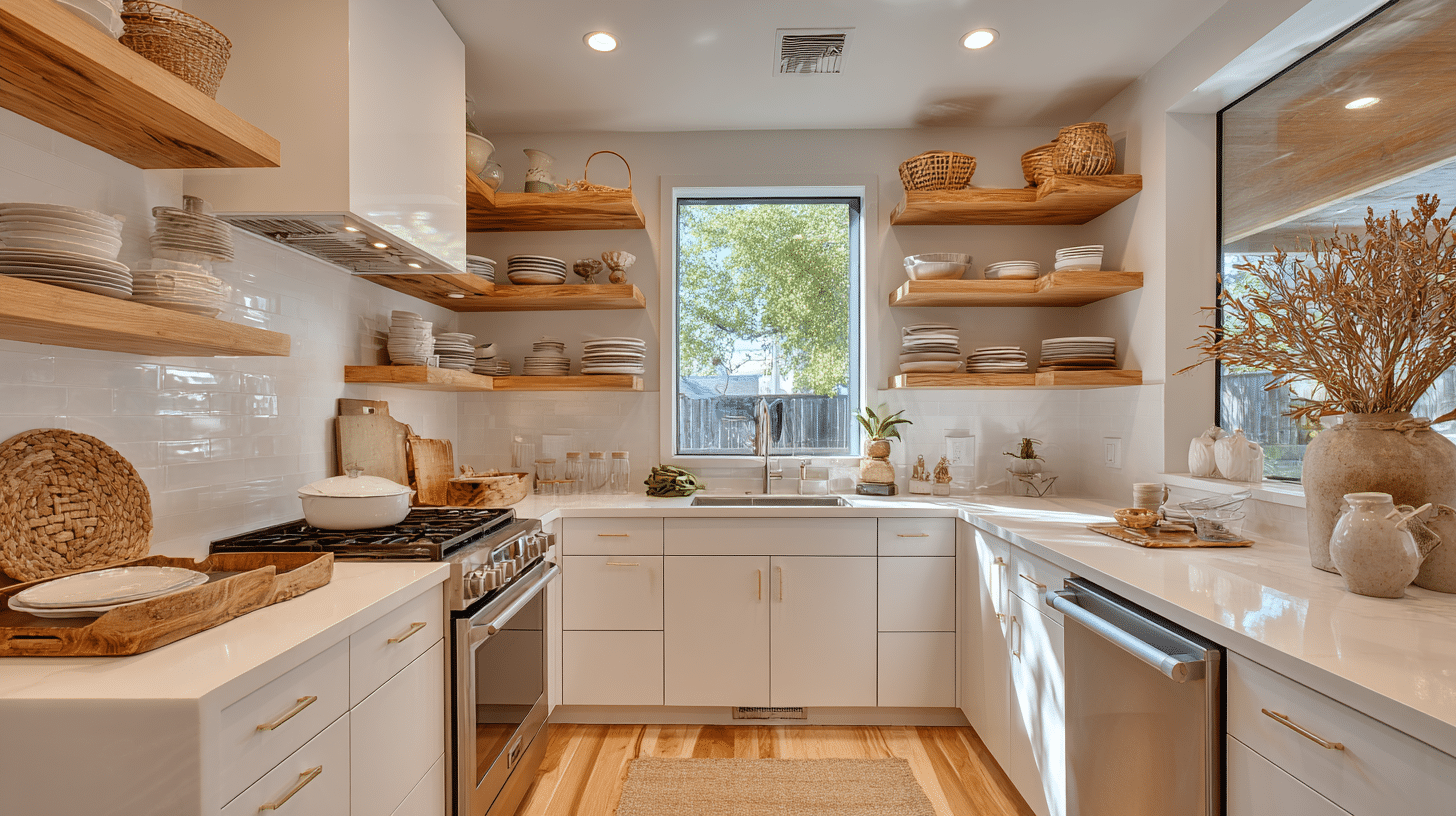 open shelving