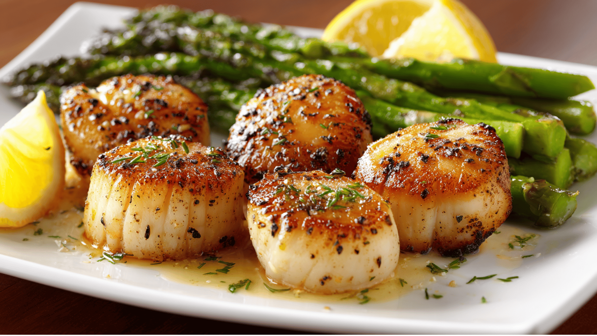 pan seared scallops