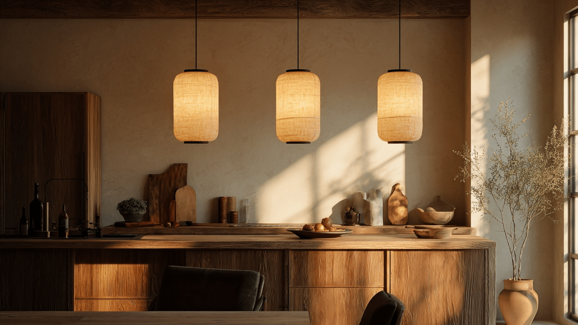 paper or rice paper pendant lighting