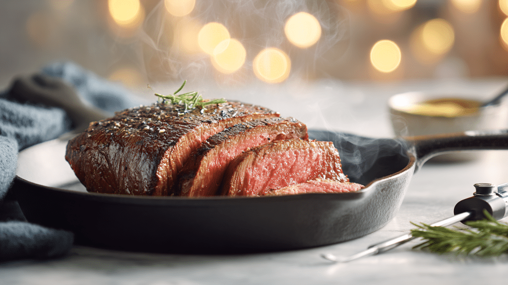 reheating steak