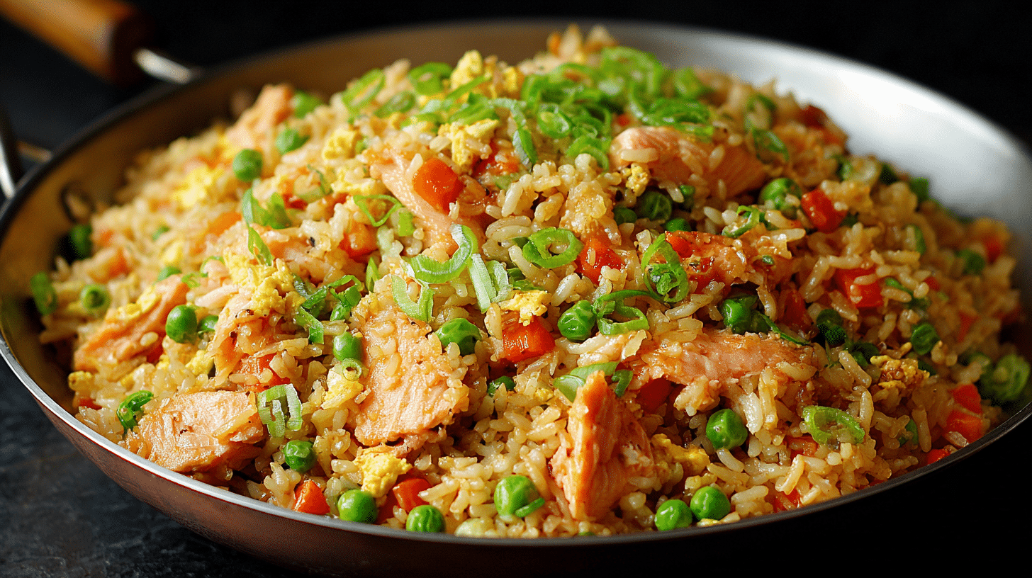 slamon fried rice