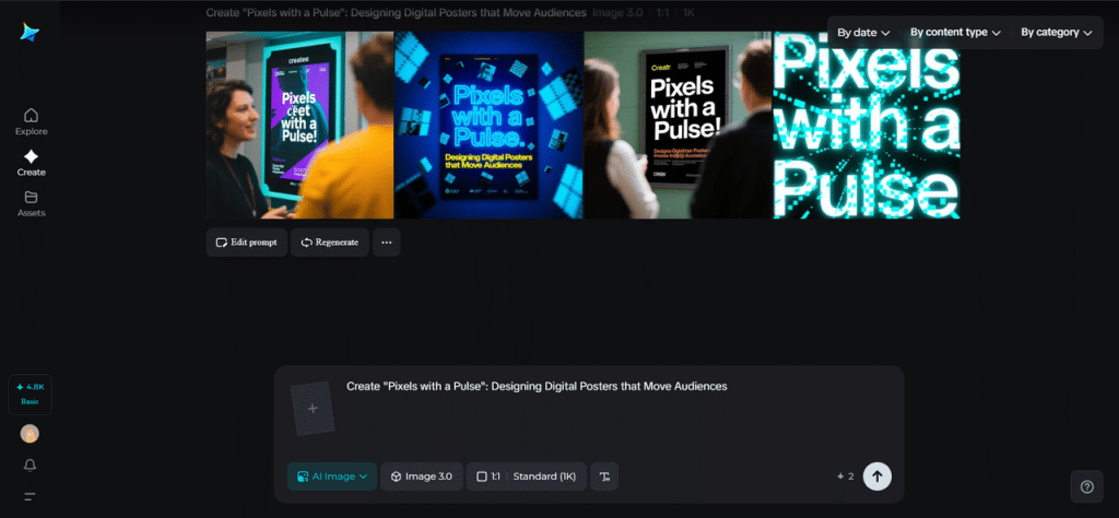 Design Digital Posters that Move Audiences with AI