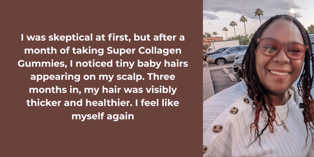 Discover how Super Collagen Gummies helped Carla W. regrow her hair after chemo. Explore Vitauthority collagen gummies for post-cancer recovery benefits.