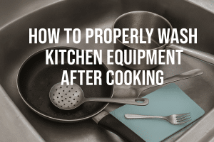 How to Properly Wash Kitchen Equipment After Cooking
