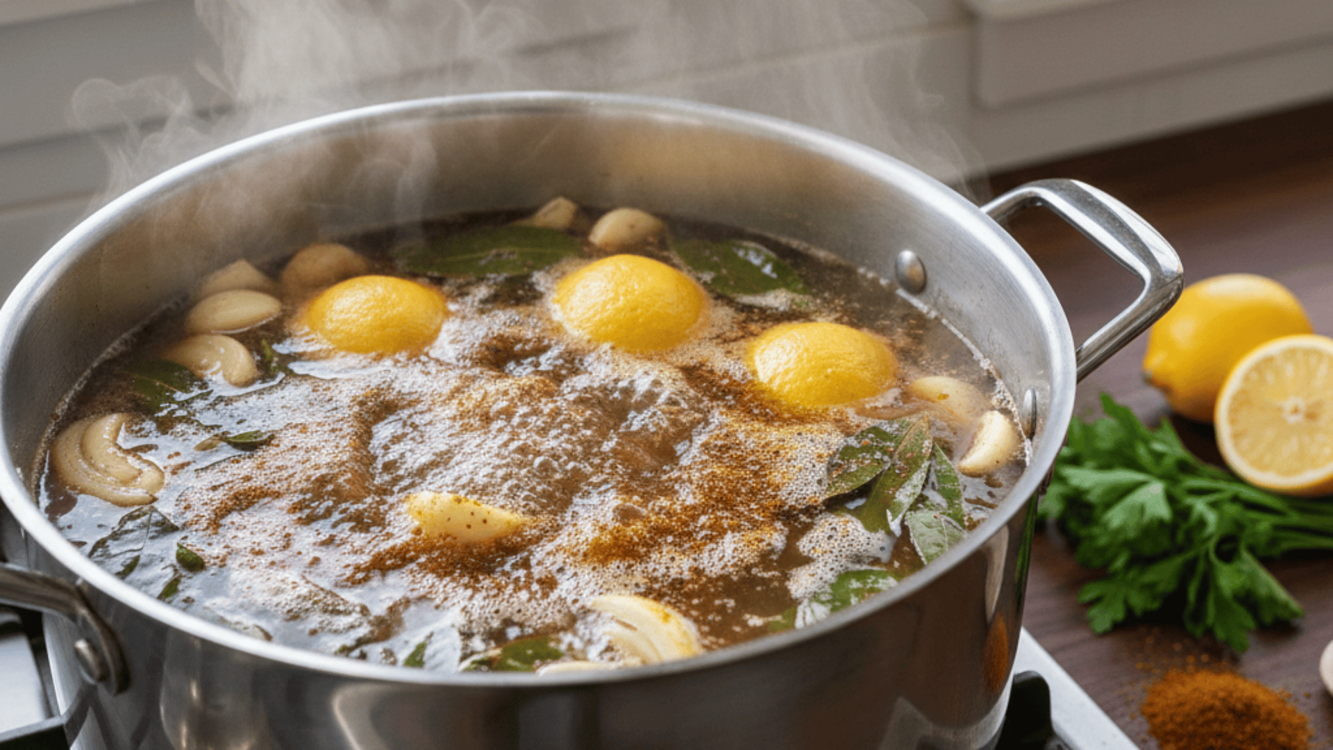 Build the Flavorful Boiling Broth