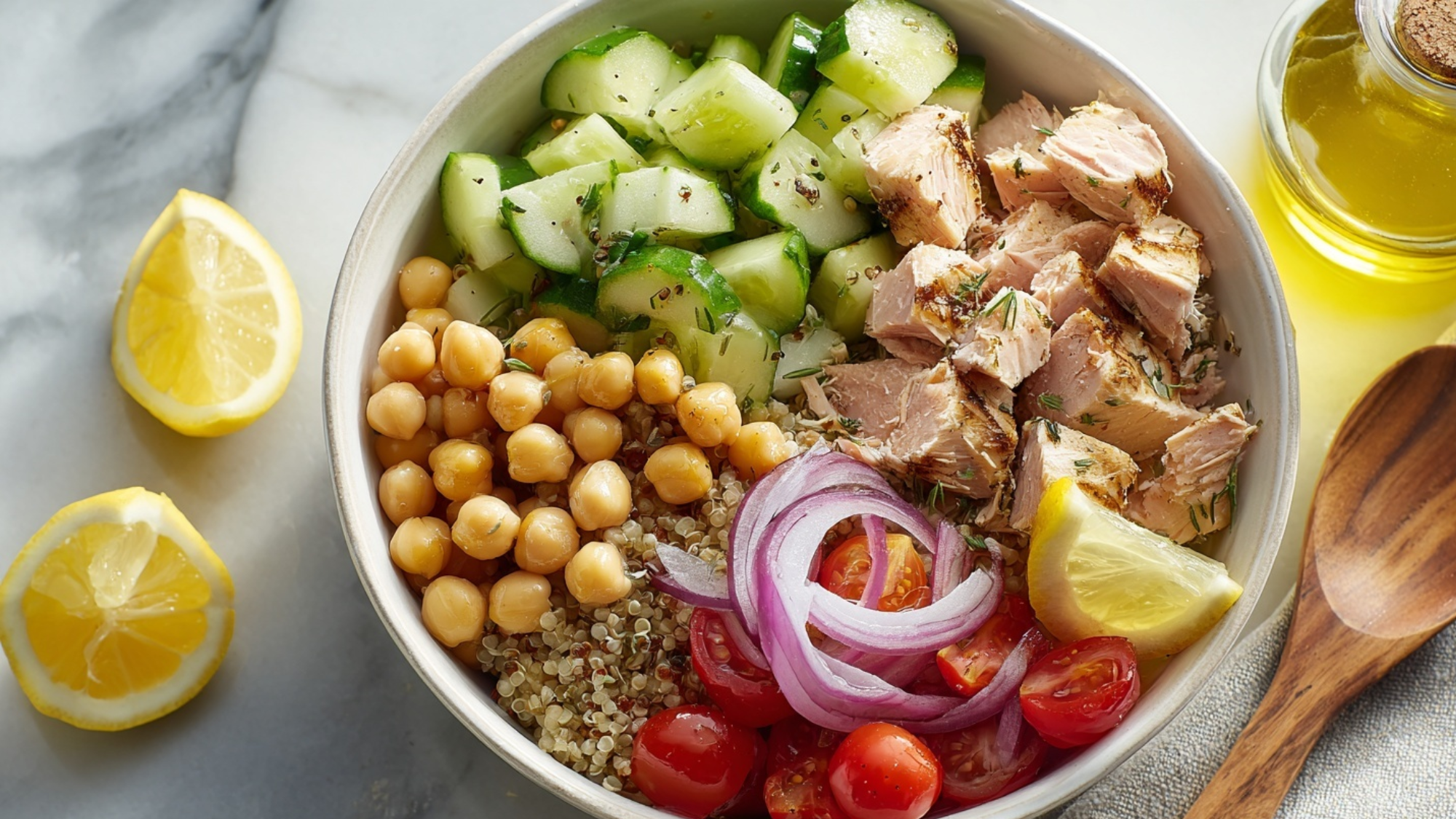 Protein Boost Chickpea Salad