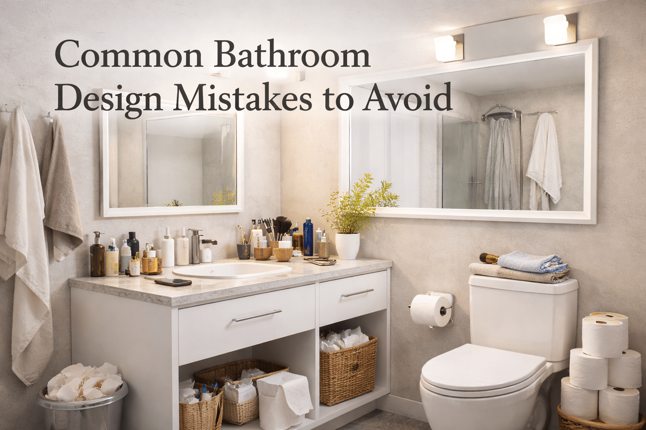 Common Bathroom Design Mistakes to Avoid