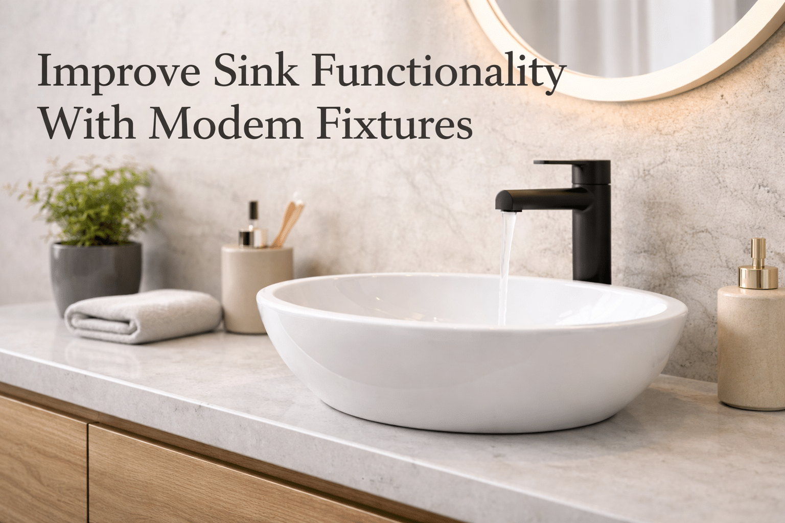 Improve Sink Functionality With Modern Fixtures