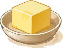 + 1 tsp butter