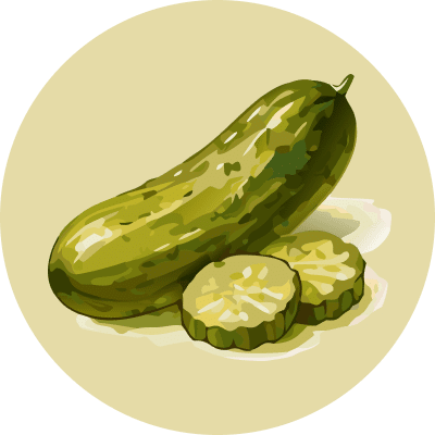 Tangy from pickle juice