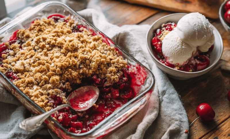 Cherry Crumble