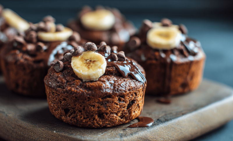 Chocolate Banana Protein Muffins- Why They're Taking Over