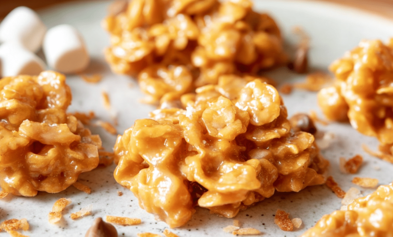 Classic Corn Flakes Candy- Sweet, Easy, No-Bake Treats