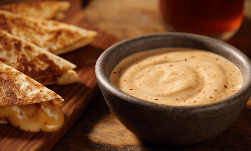 Copycat Cookout Quesadilla Sauce Recipe- Creamy & Tangy