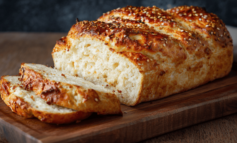 Melt-in-Your-Mouth 2-Ingredient Cottage Cheese Bread