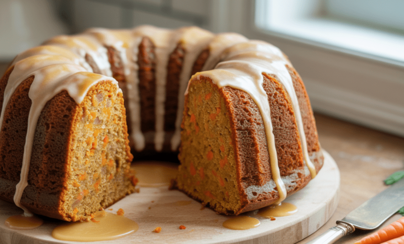 Moist Carrot Cake Pound Cake Recipe You'll Love