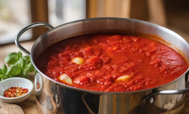 Restaurant-Style Hearty Marinara Sauce at Home
