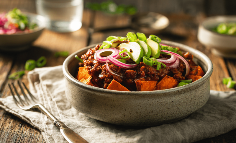 Sloppy Joe Bowls with Sweet Potatoes (Viral Recipe)