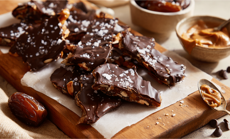 Viral TikTok Date Bark Recipe (No-Bake Healthy Candy Hack)