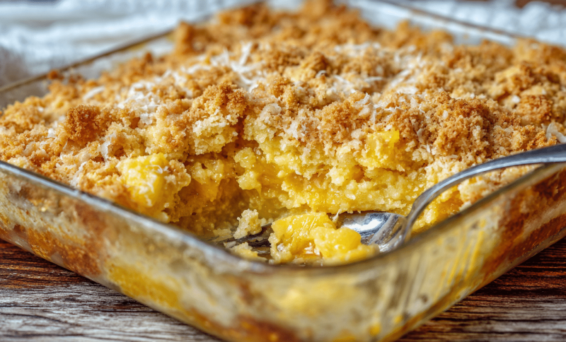coconut dump cake