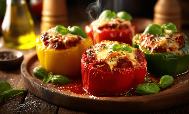 italian stuffed bell peppers