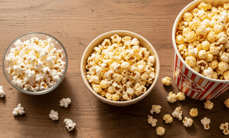 popcorn calories